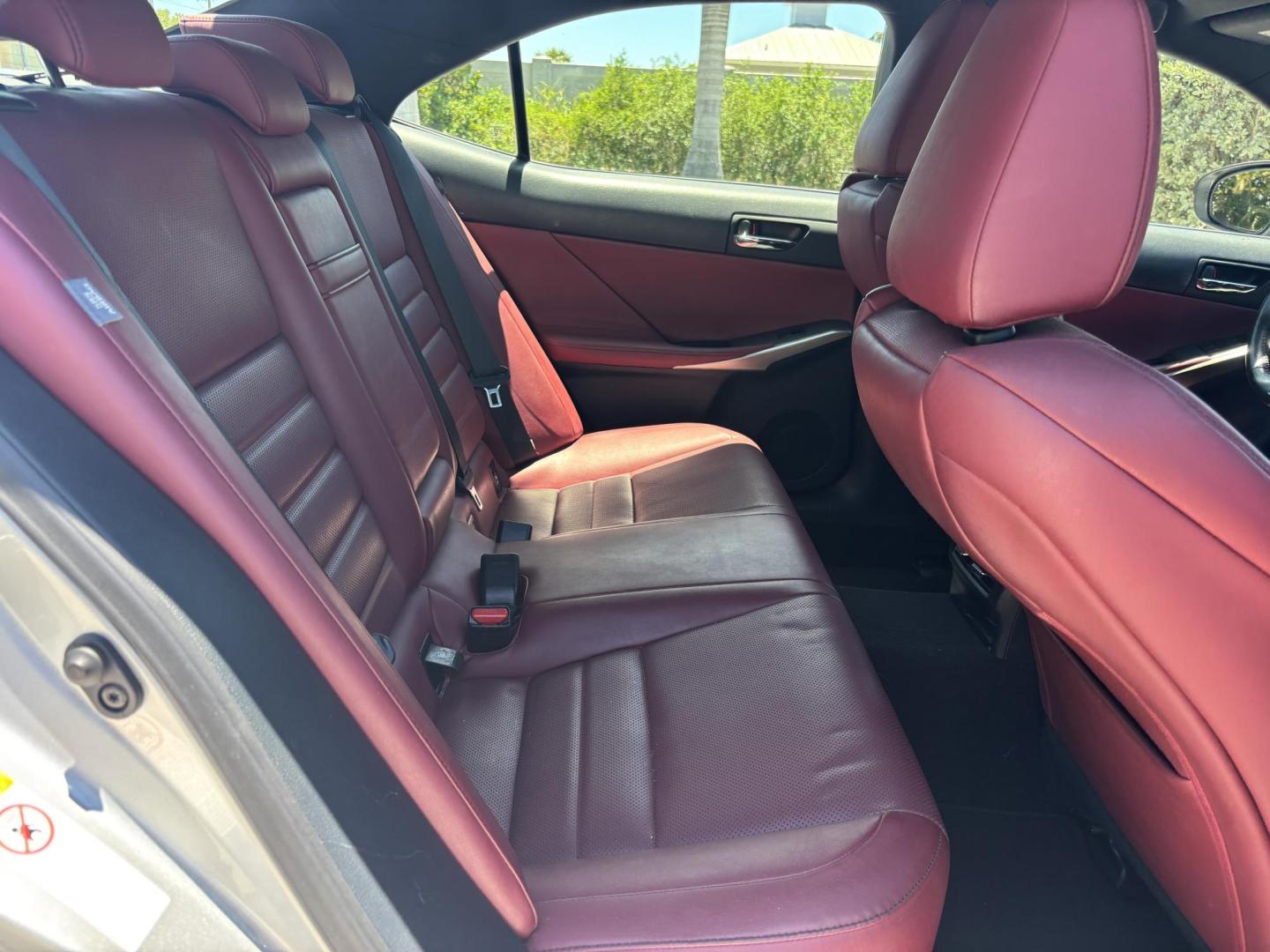 2015 SILVER /RED LEATHER Lexus IS 250 F SPORT (JTHBF1D29F5) with an 2.5L V6 24V DOHC engine, 6-Speed Automatic transmission, located at 11170 Summerlin Square Dr., Fort Myers Beach, FL, 33931, (239) 999-7777, 26.493546, -81.941628 - 2015 Lexus IS 250 F Sport – Luxury Sport Sedan – Only $12,900 Now available at First Auto Credit Fort Myers Beach is this sharp 2015 Lexus IS 250 F Sport, a sporty luxury sedan that delivers the style, comfort, and reliability Lexus is known for — without the luxury price tag. If you are shop - Photo#22