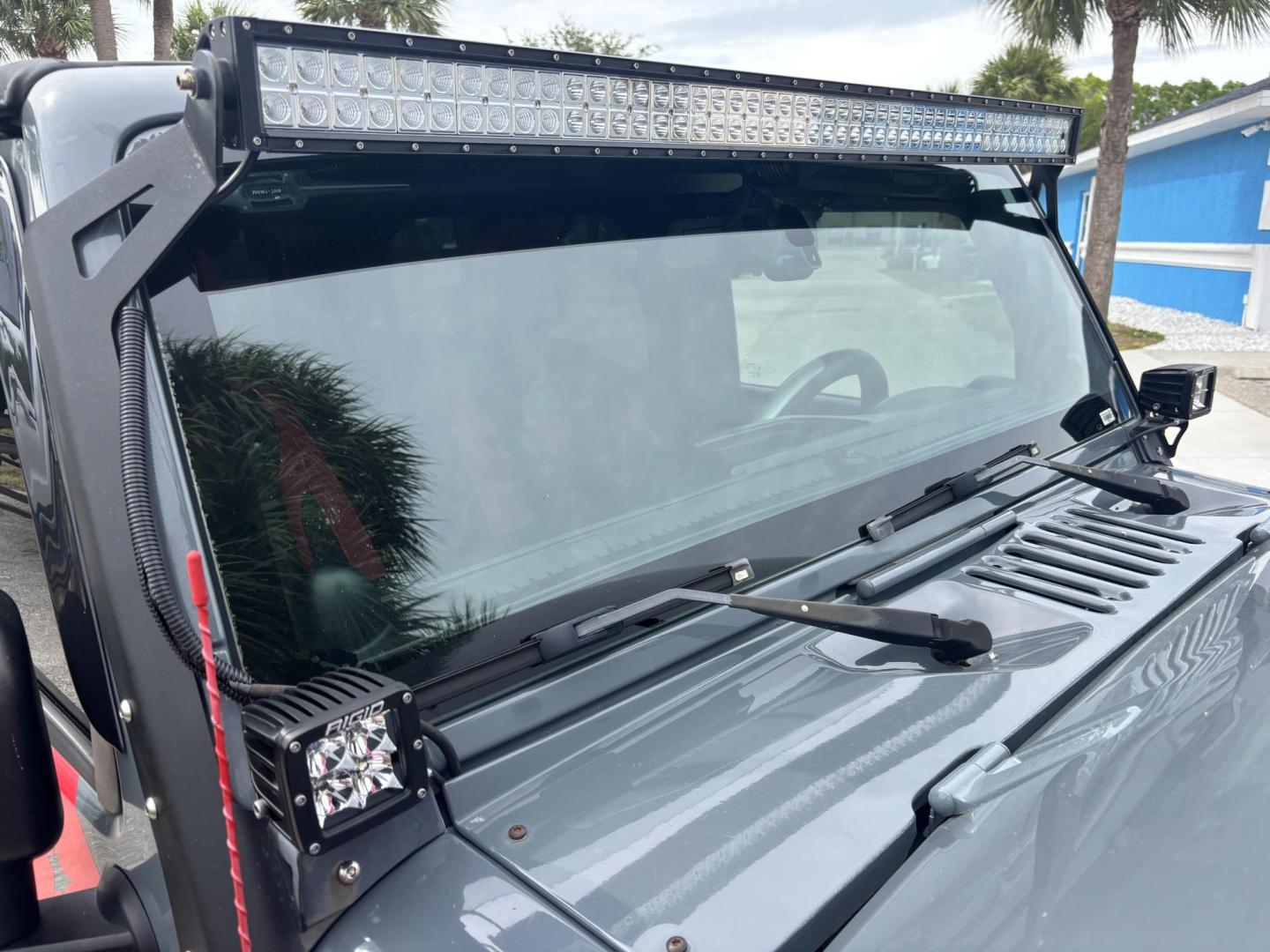 2014 GRAY /BLACK LEATHER Jeep Wrangler Unlimited Sahara 4WD (1C4BJWEG9EL) with an 3.6L V6 DOHC 24V FFV engine, located at 11170 Summerlin Square Dr., Fort Myers Beach, FL, 33931, (239) 999-7777, 26.493546, -81.941628 - Photo#24