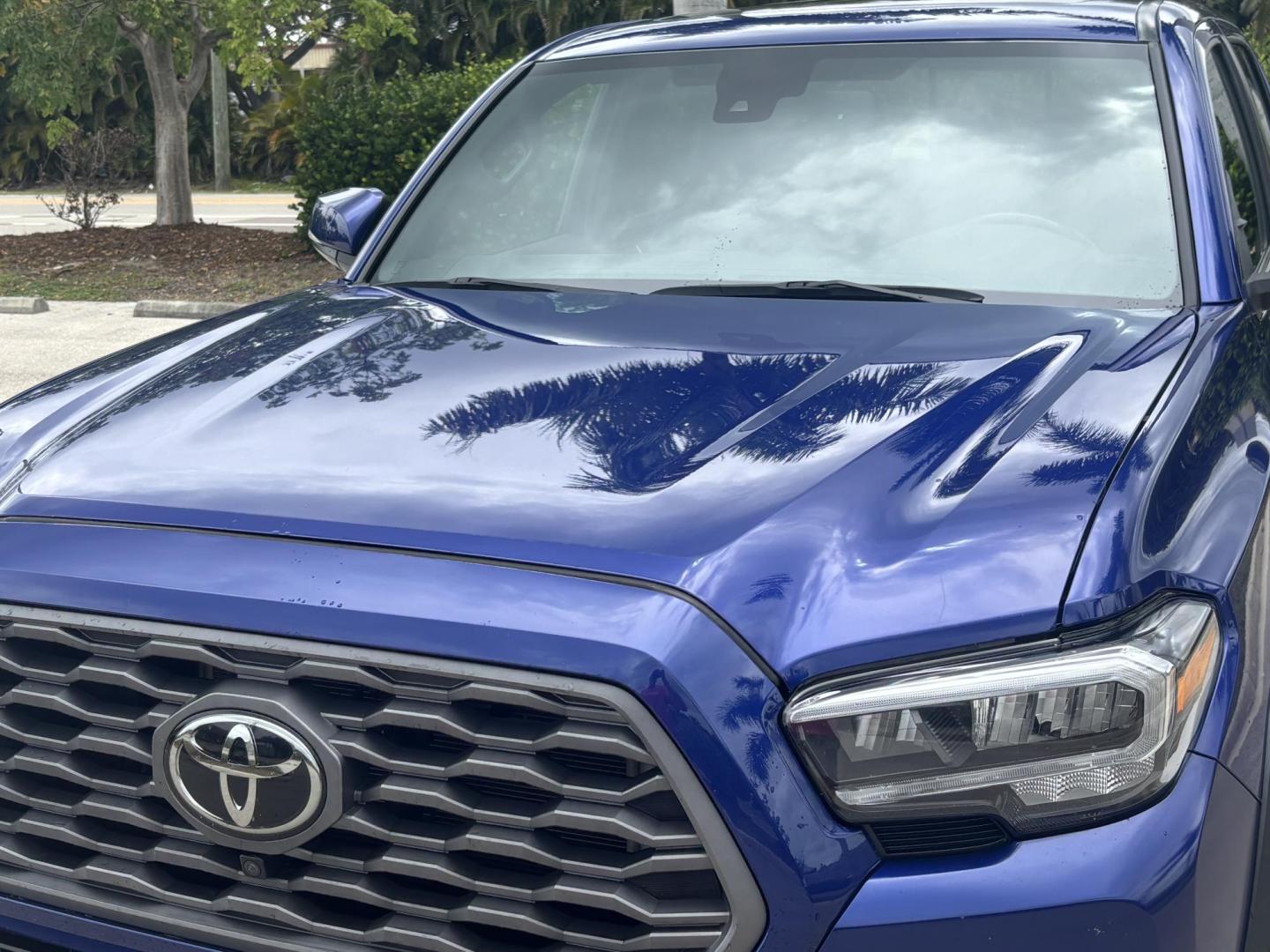 2023 BLUE /BLACK LEATHER Toyota Tacoma TRD OFF ROAD DBL CAB V6 4WD (3TMCZ5AN9PM) with an 3.5L V6 DOHC 24V engine, 6A transmission, located at 11170 Summerlin Square Dr., Fort Myers Beach, FL, 33931, (239) 999-7777, 26.493546, -81.941628 - Photo#9