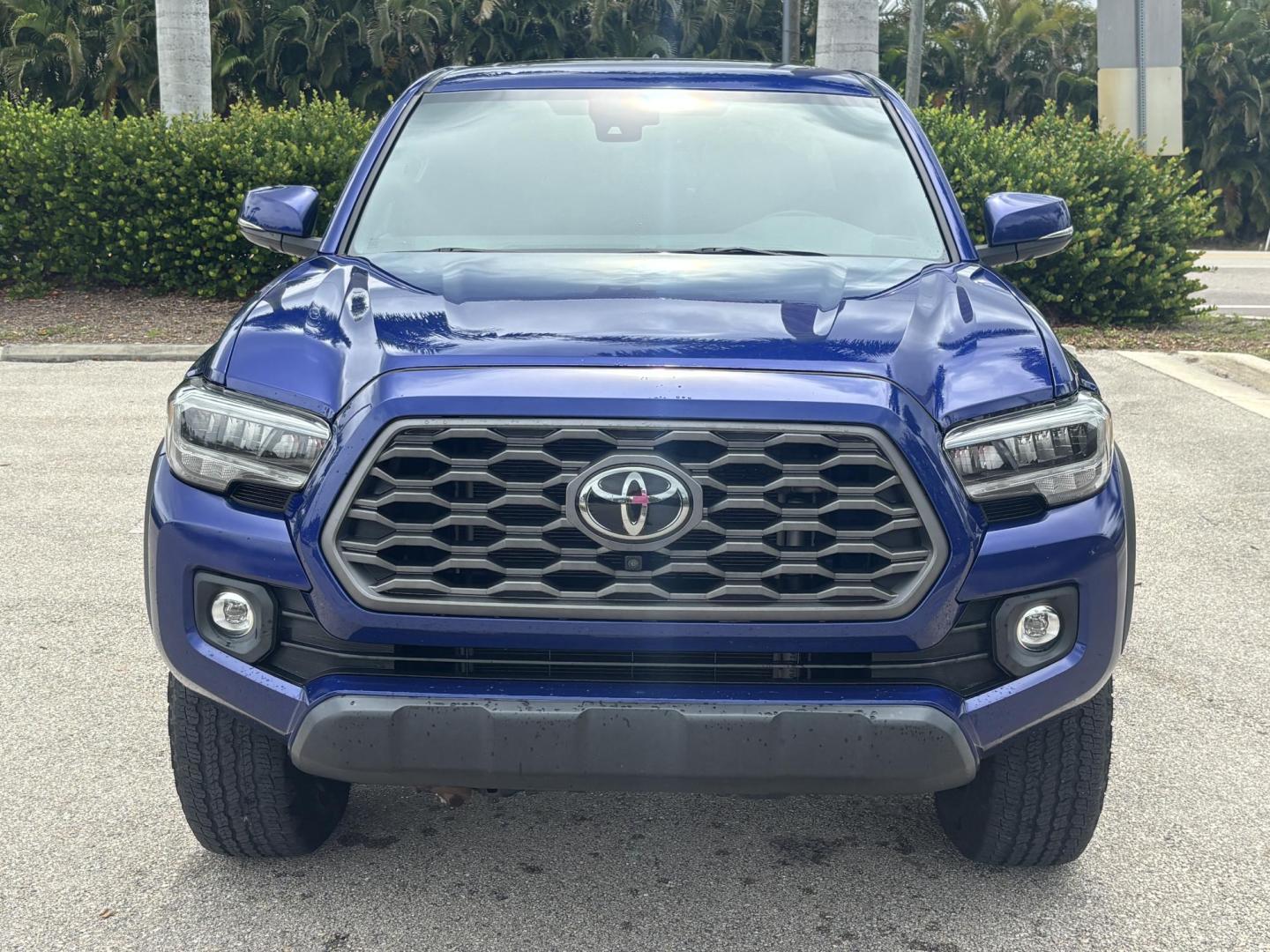 2023 BLUE /BLACK LEATHER Toyota Tacoma TRD OFF ROAD DBL CAB V6 4WD (3TMCZ5AN9PM) with an 3.5L V6 DOHC 24V engine, 6A transmission, located at 11170 Summerlin Square Dr., Fort Myers Beach, FL, 33931, (239) 999-7777, 26.493546, -81.941628 - Photo#2